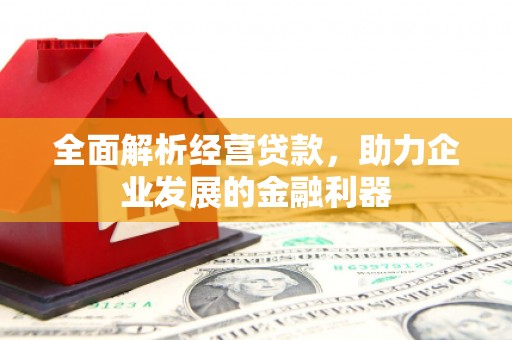 台中全面解析经营贷款，助力企业发展的金融利器