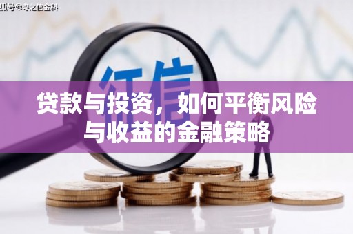台中贷款与投资，如何平衡风险与收益的金融策略