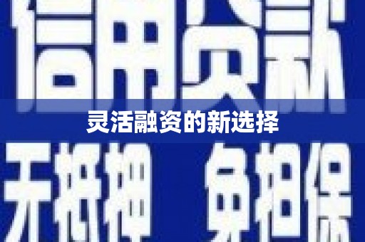台中灵活融资的新选择